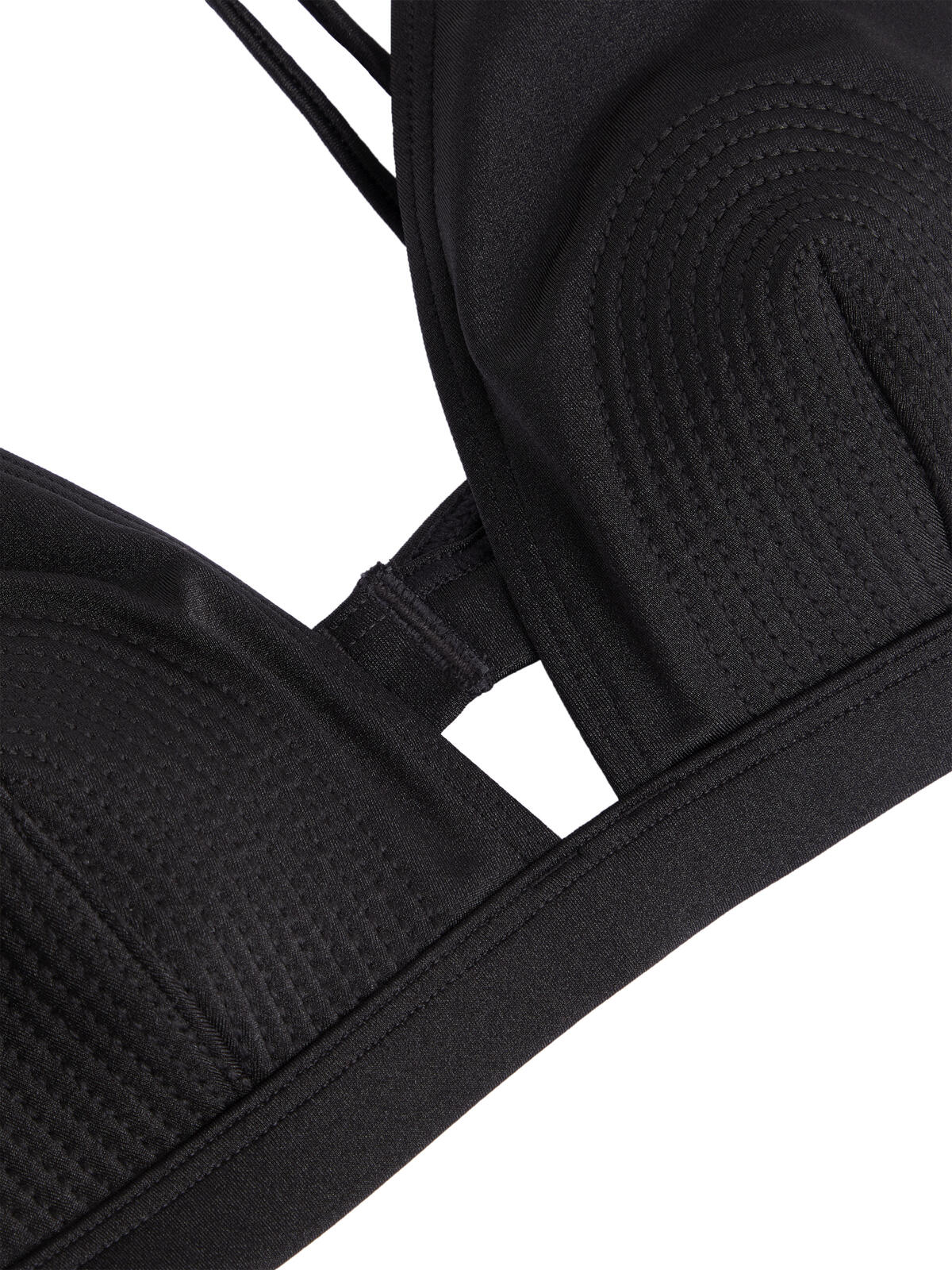Calvin Klein TRIANGLE Kadın Siyah Bikini Üstü