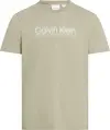 Calvin Klein CP-DOUBLE LOGO T-SHI, HI0 Bej Erkek T-Shirt & Polo