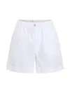 Calvin Klein SUMMER POPLIN BOXER Beyaz Kadın Şort