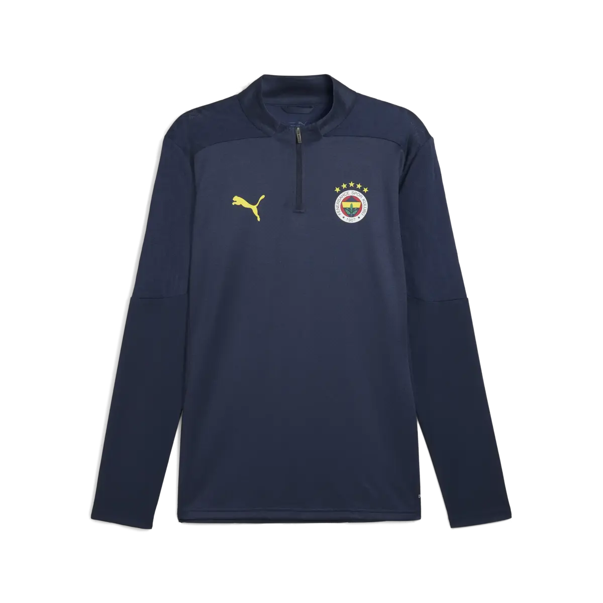 Puma FSK Training 1/4 Zip Top Lacivert Erkek Fermuarlı Üst
