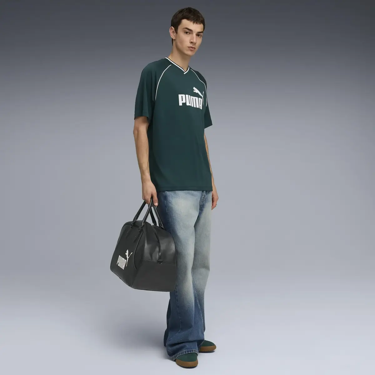 Puma ESS Football Jersey Yeşil Erkek Forma
