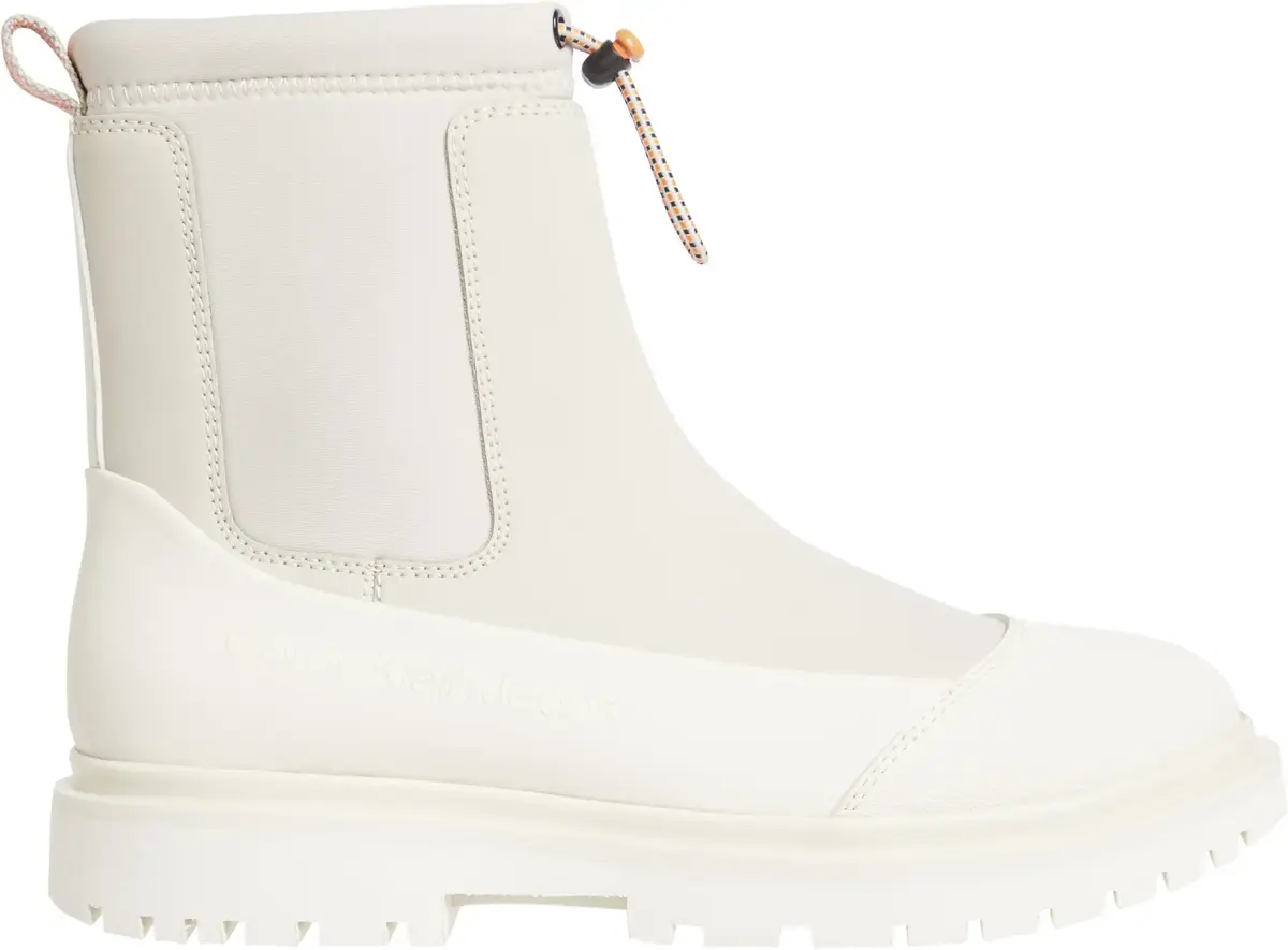 Calvin Klein CHUNKY COMBAT CHELSE Kadın Krem Bot