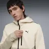 Puma PUMATECH Full-Zip Hoodie DK Krem Erkek Fermuarlı Hoodie