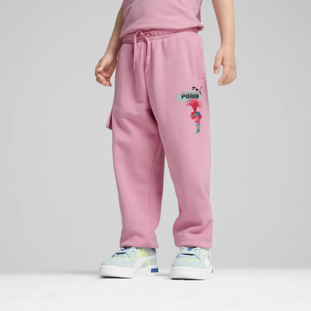 Puma X TROLLS Cargo Pants Pembe Kız Çocuk Eşofman Altı