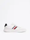 Tommy Hilfiger LIGHT CUPSOLE LTH MI, 0K6 Beyaz Erkek Spor Ayakkabı & Sneaker