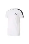 Puma Iconic T7 Tee Beyaz Erkek T-Shirt
