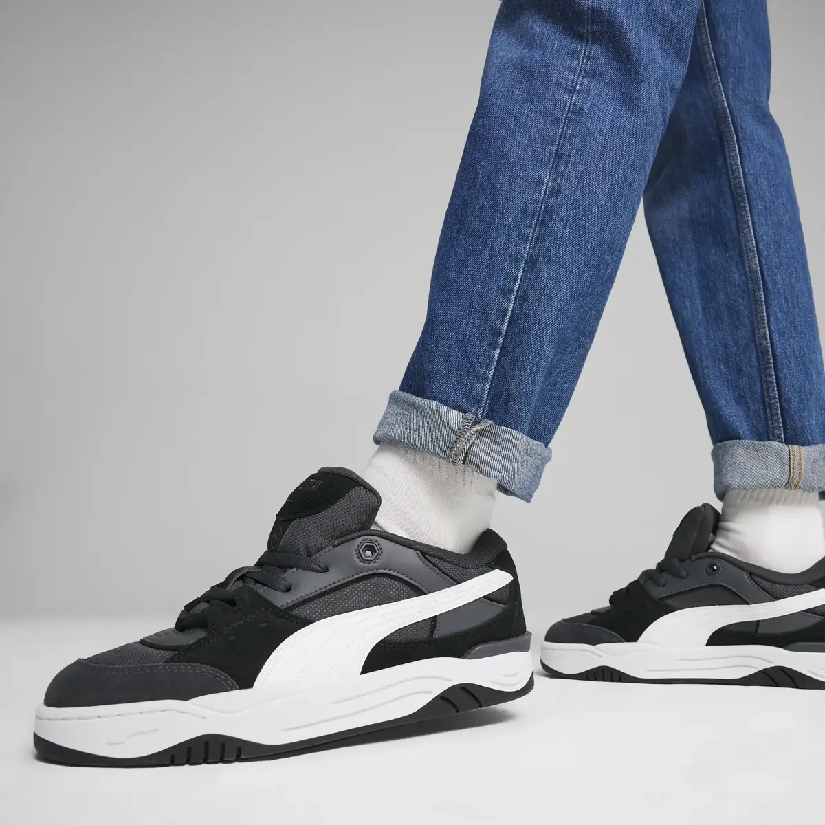 Puma-180 Gri Unisex Günlük Spor Ayakkabı