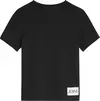 Calvin Klein INSTITUTIONAL T-SHIR Erkek Siyah T-Shirt