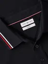Tommy Hilfiger TIPPED SLIM FIT POLO, DW5 Siyah Erkek T-Shirt & Polo