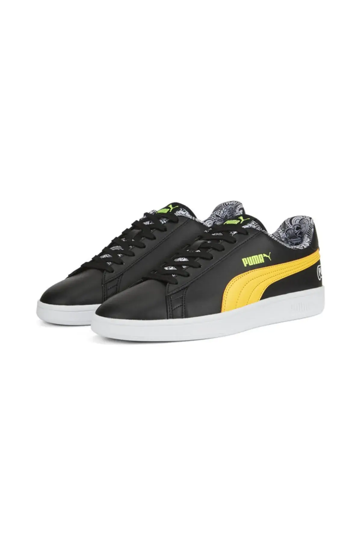 Puma Smash V2 Me Happy Siyah Kadın Günlük Spor Ayakkabı