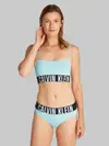 Calvin Klein UNLINED BRALETTE Mavi Kadın Spor Sütyeni