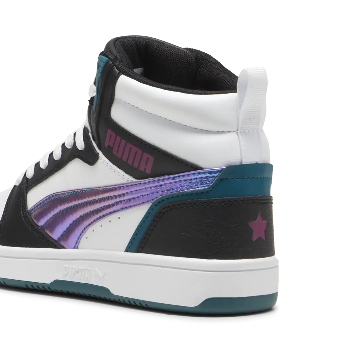 Puma ReboundV6MidBouncySkyJr Siyah Erkek Spor Ayakkabı & Sneaker