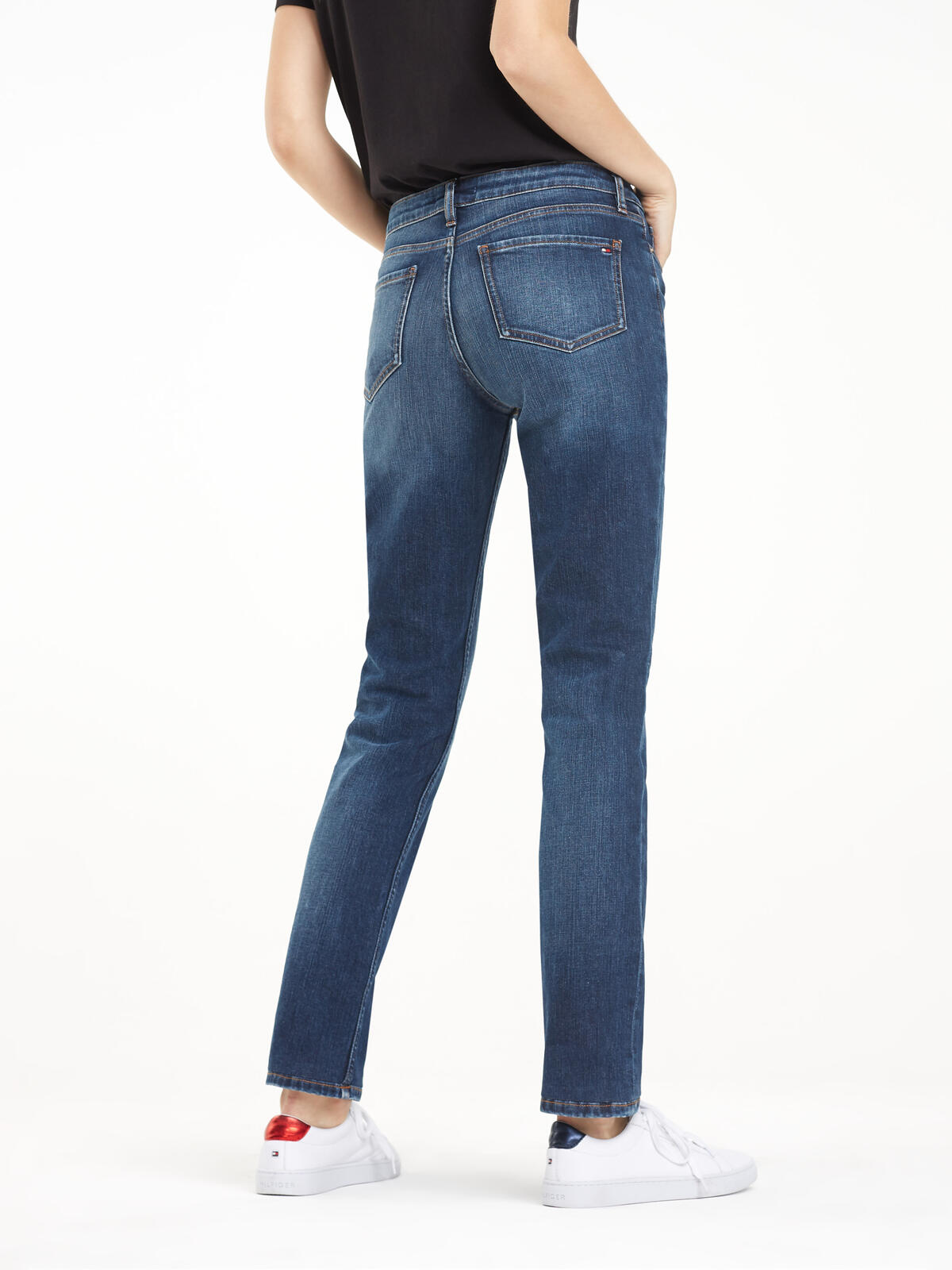 Tommy Hilfiger HERITAGE MILAN SLIM Kadın Lacivert Kot Pantolon