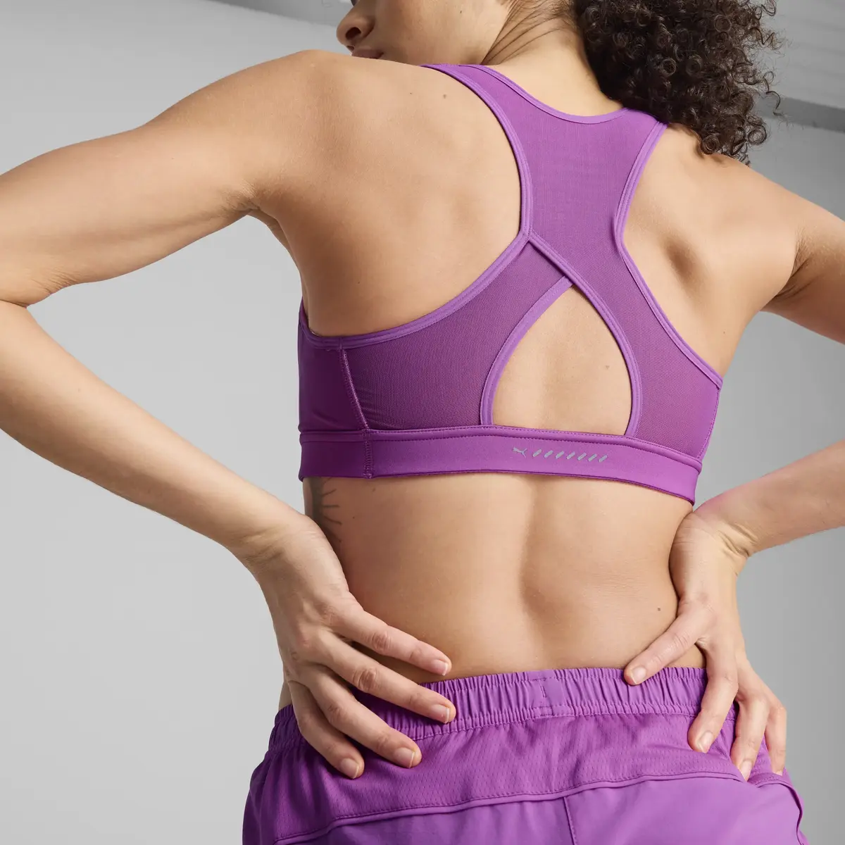Puma 4KEEPS RUN BRA Mor Bra