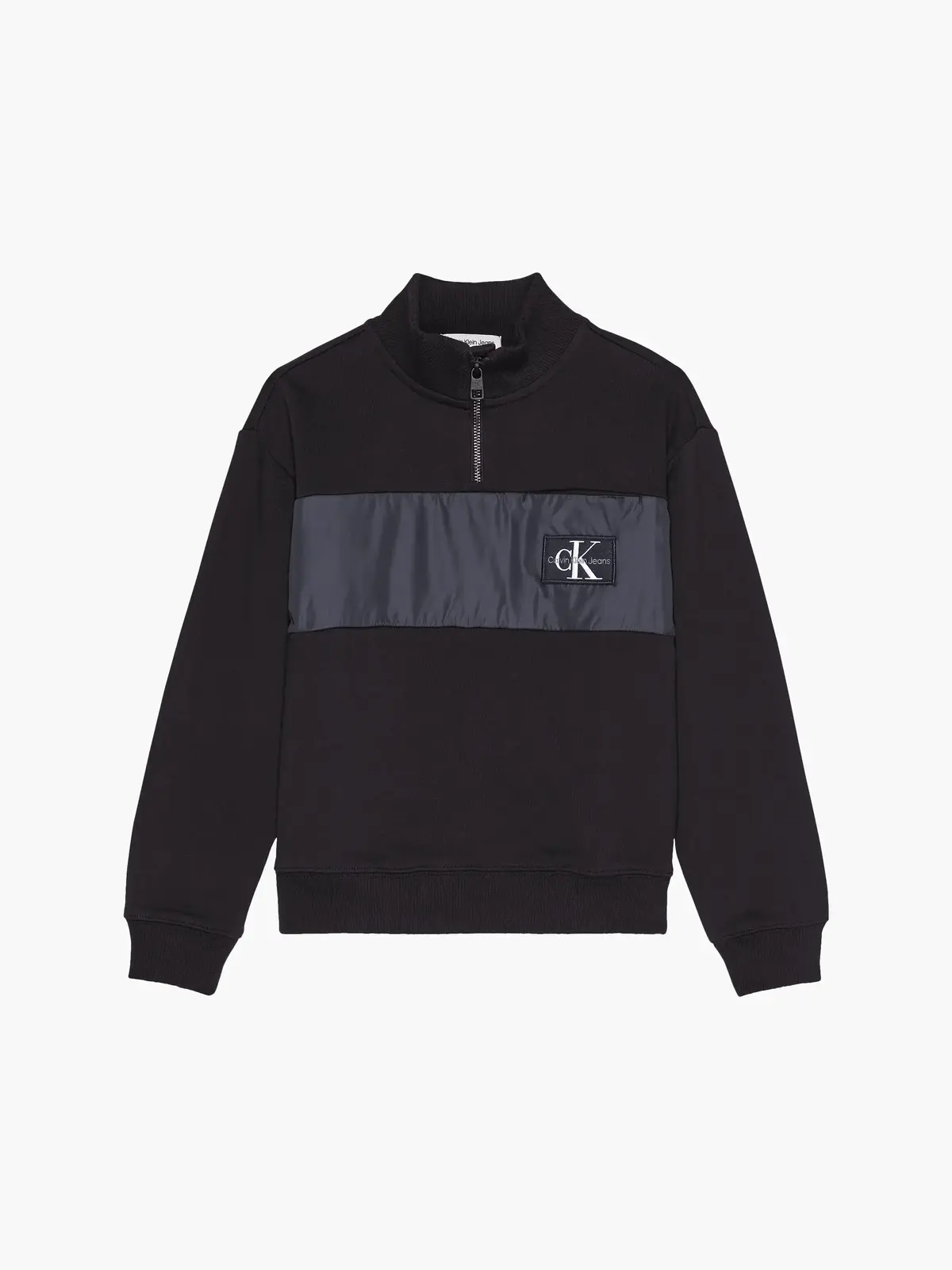 Calvin Klein BLACK ON BLACK MIX M Erkek Siyah Sweatshirt