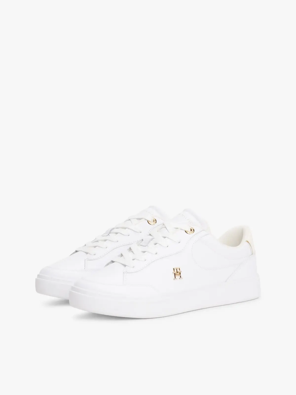 Tommy Hilfiger ESSENTIAL CHIC COURT, YBS Beyaz Kadın Spor Ayakkabı & Sneaker