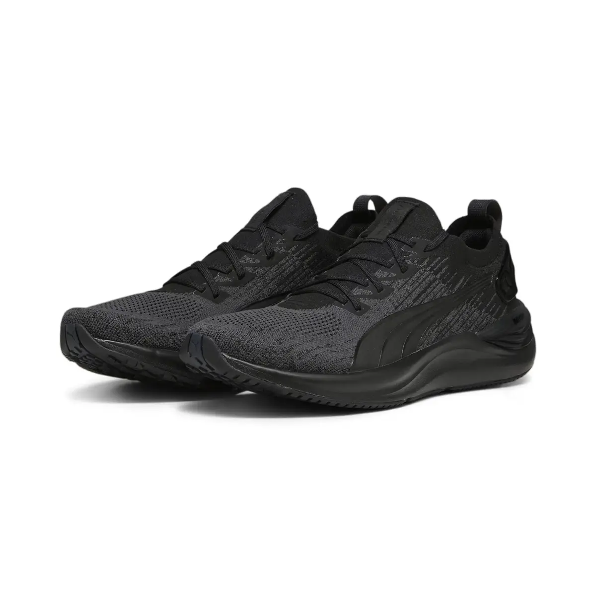Puma Electrify Nitro 3 Knit Siyah Erkek Yürüyüş ve Koşu Ayakkabısı