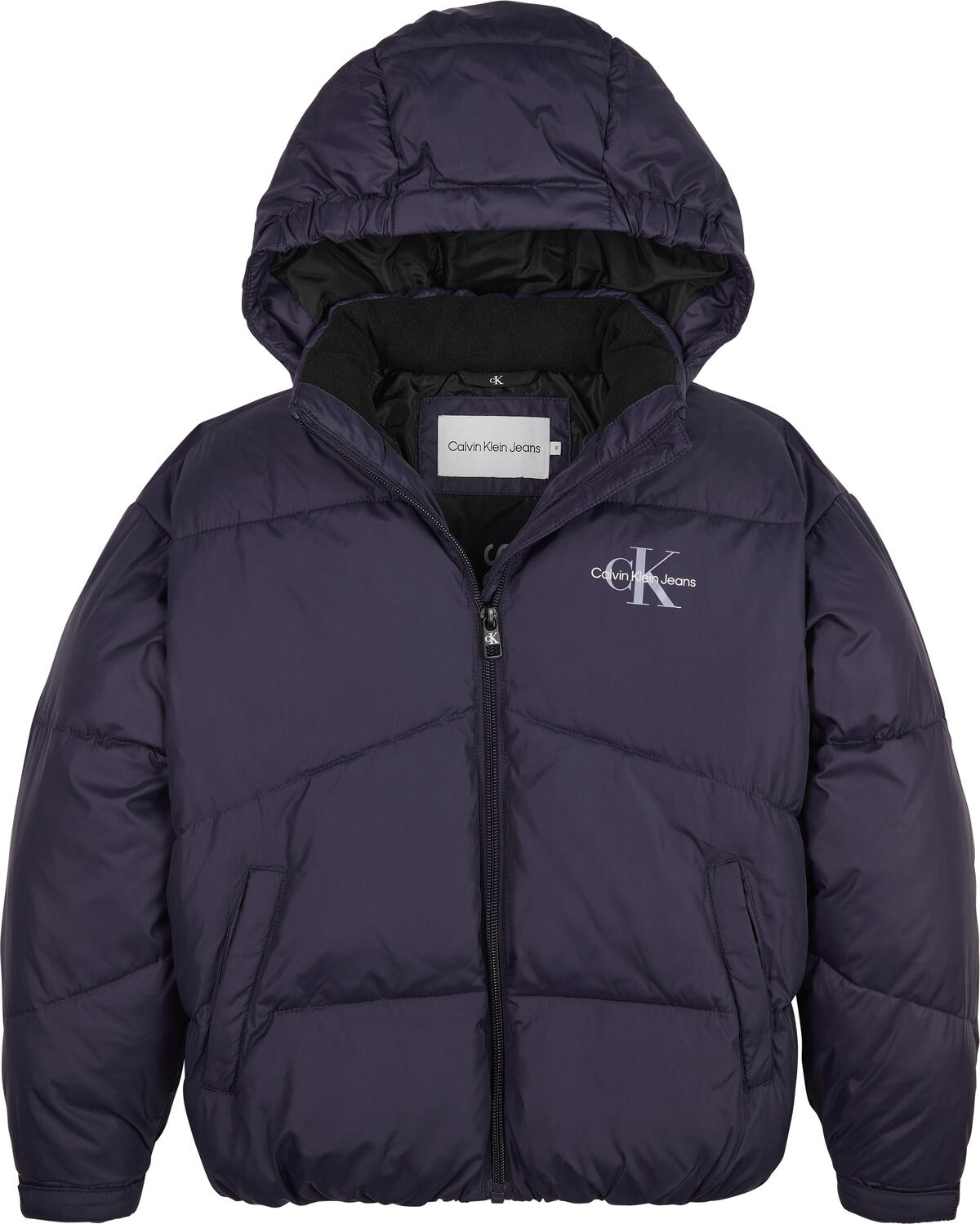 Calvin Klein CK SHORT PUFFER JACK Kadın Lacivert Şişme Mont
