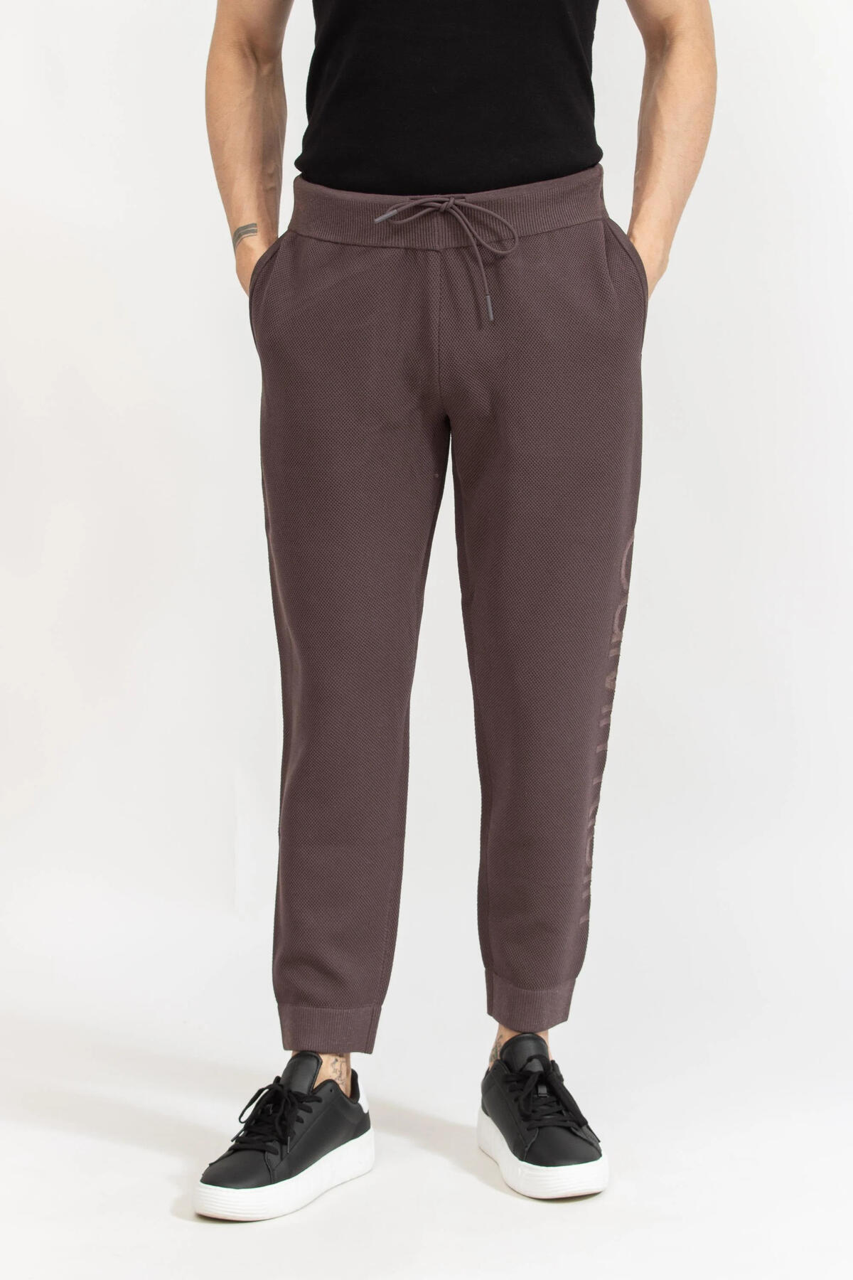 Calvin Klein PW - SWEATER PANT, BA4 Erkek Kahverengi Eşofman Altı