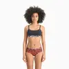 Puma PUMA WOMEN PRINTED AOP HIPSTER 2P PACKED Kadın Kırmızı 2'li İç Çamaşırı
