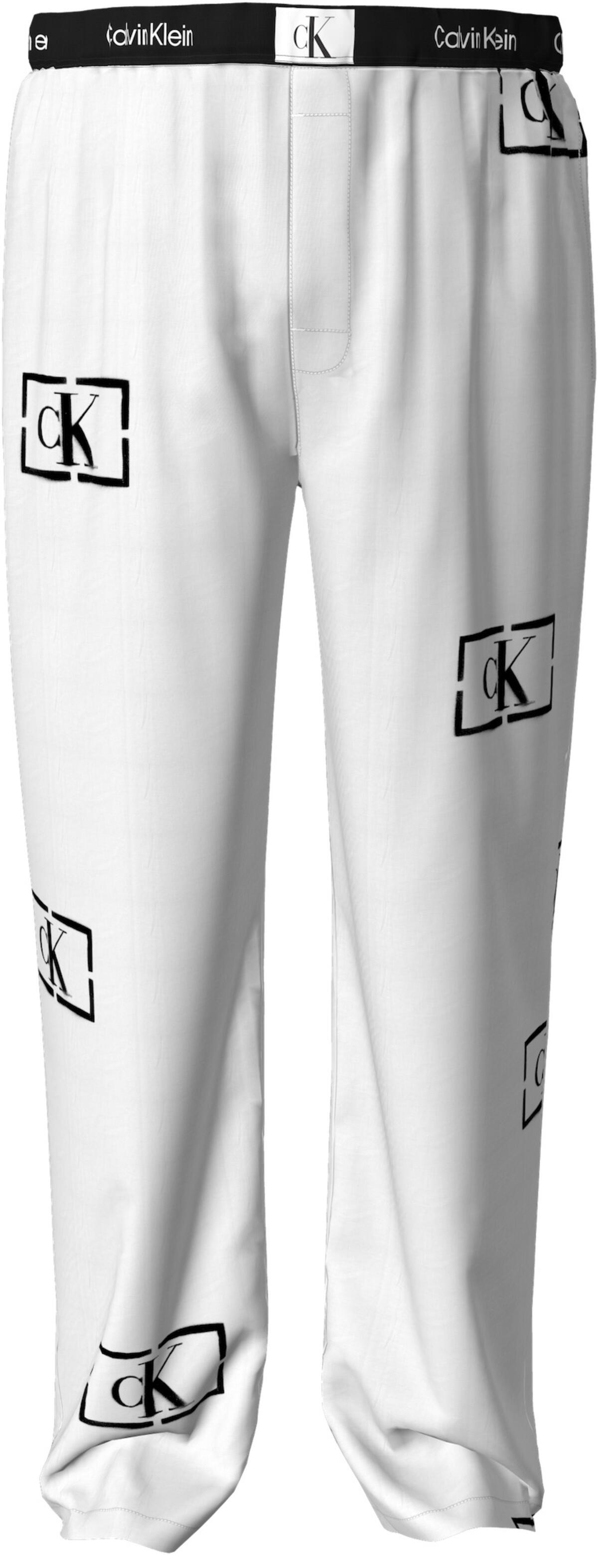 Calvin Klein SLEEP PANT Erkek Beyaz Eşofman Altı