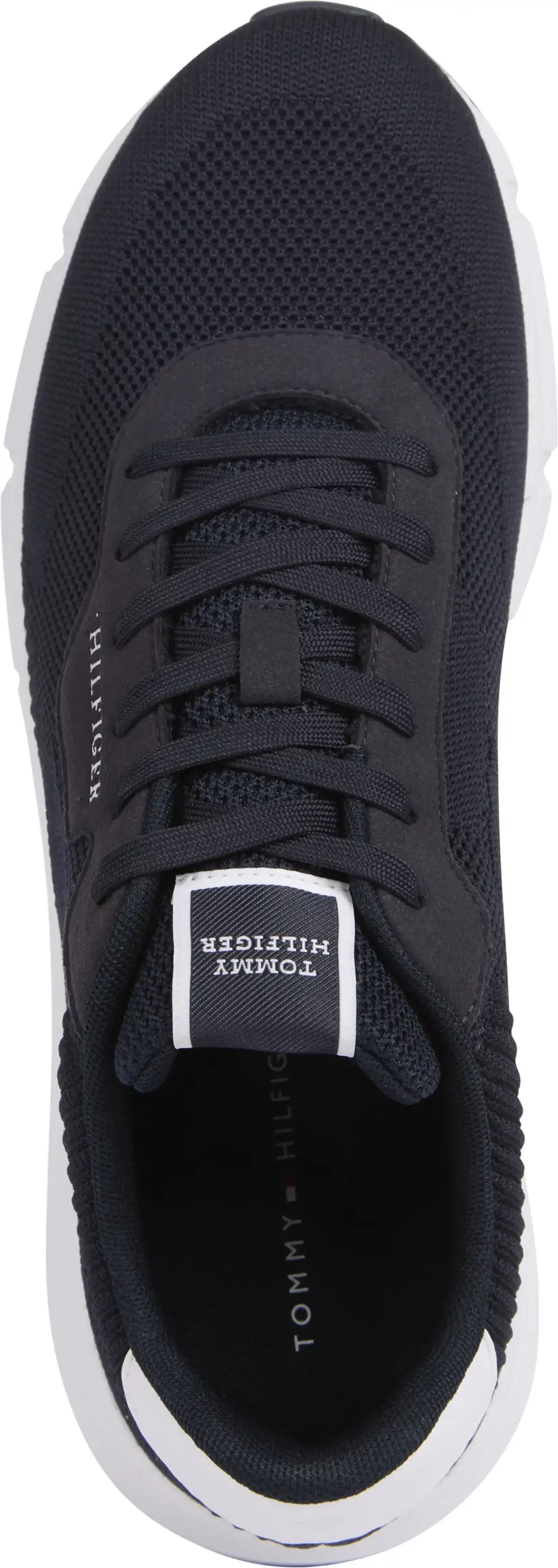 Tommy Hilfiger LIGHTWEIGHT RWB KNIT, DW5 Siyah Erkek Spor Ayakkabı & Sneaker