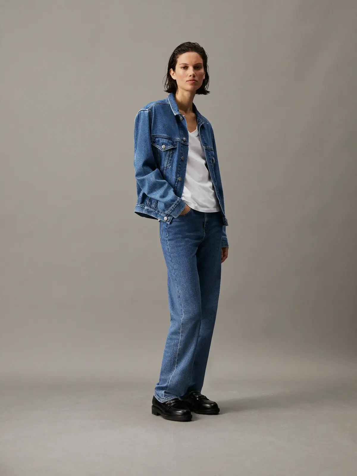 CK EMBROIDERY STRETC, YAF