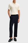 Calvin Klein SS DBL MERCERIZED EM, YAC Krem Erkek T-Shirt & Polo