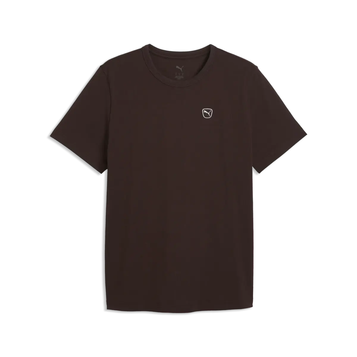 PUMA ESS ELEVATED Tee Kahverengi Erkek T-Shirt