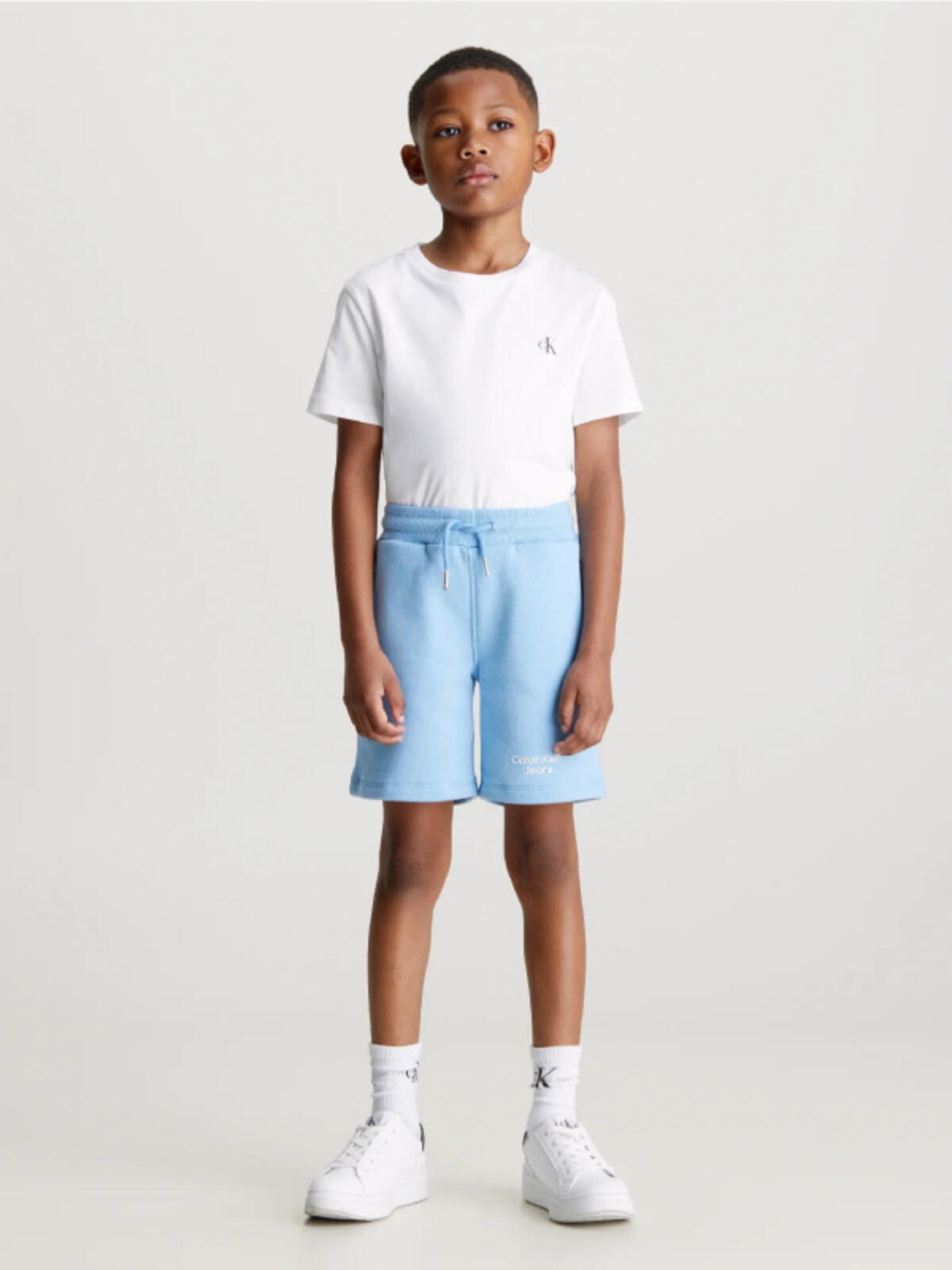 Calvin Klein CKJ STACK LOGO JOGGE, CEZ Mavi Çocuk Şort