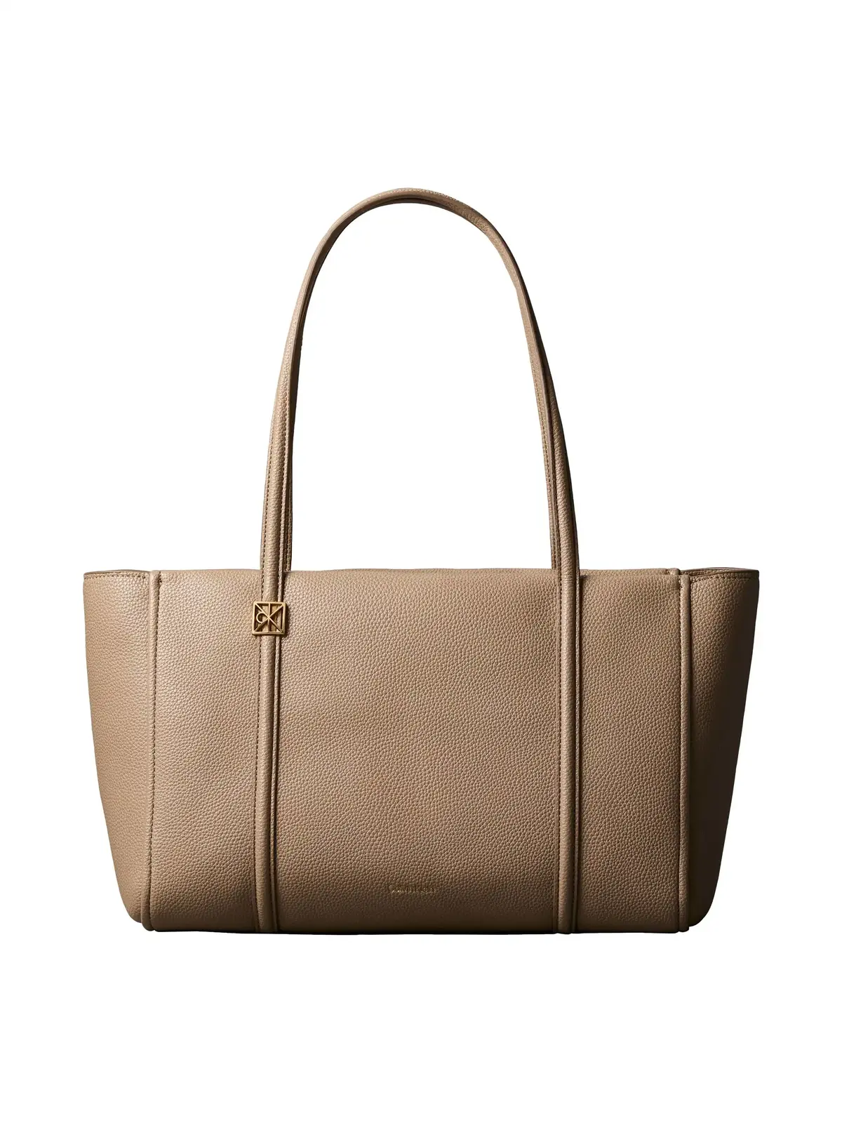 Calvin Klein EMBLEM HW PEBBLE TOTE Kahverengi Kadın Tote Çanta