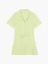 Calvin Klein COLLAR BACK TIE DRAP Kadın Yeşil Elbise