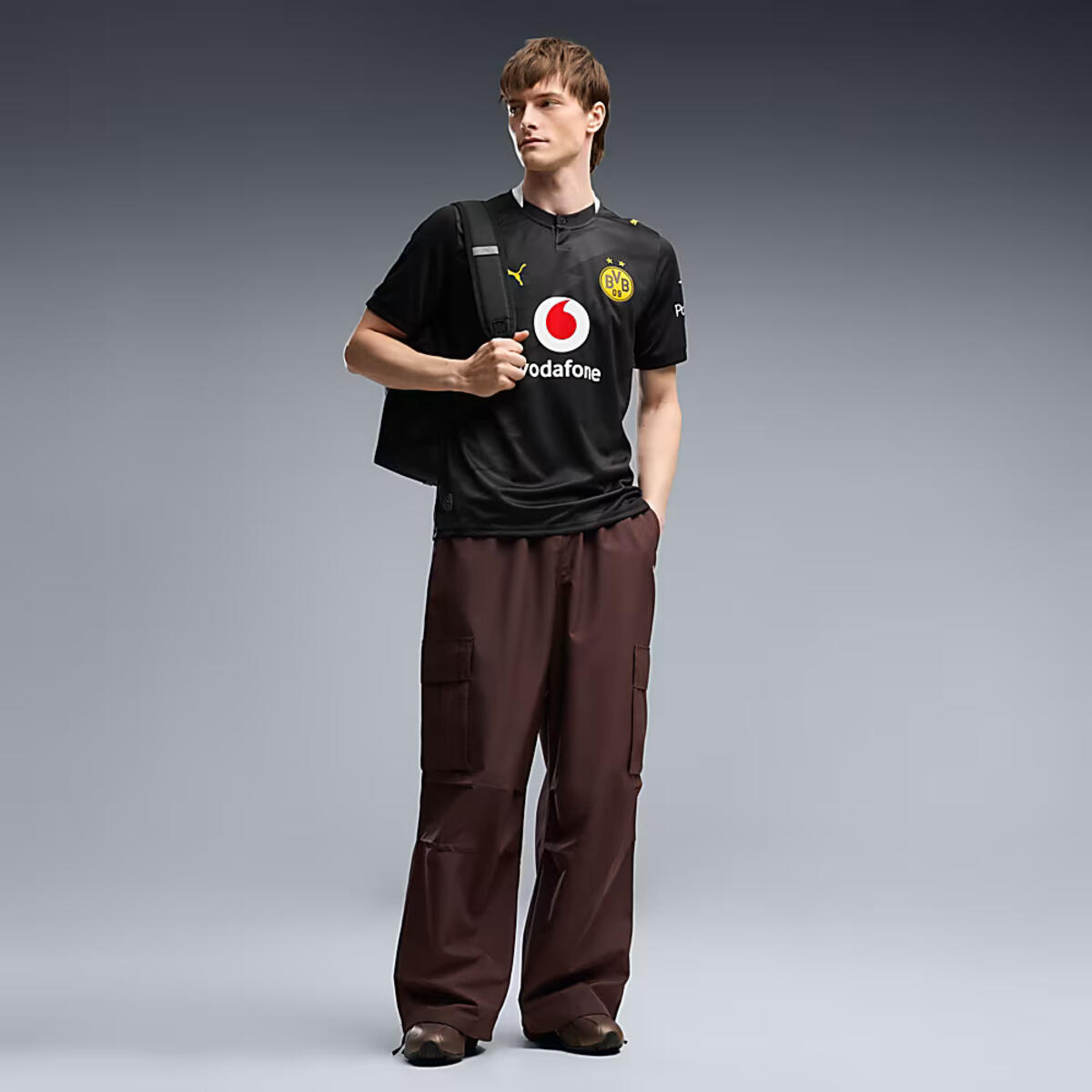 Puma BVB Away Jersey Replica Siyah Erkek Forma