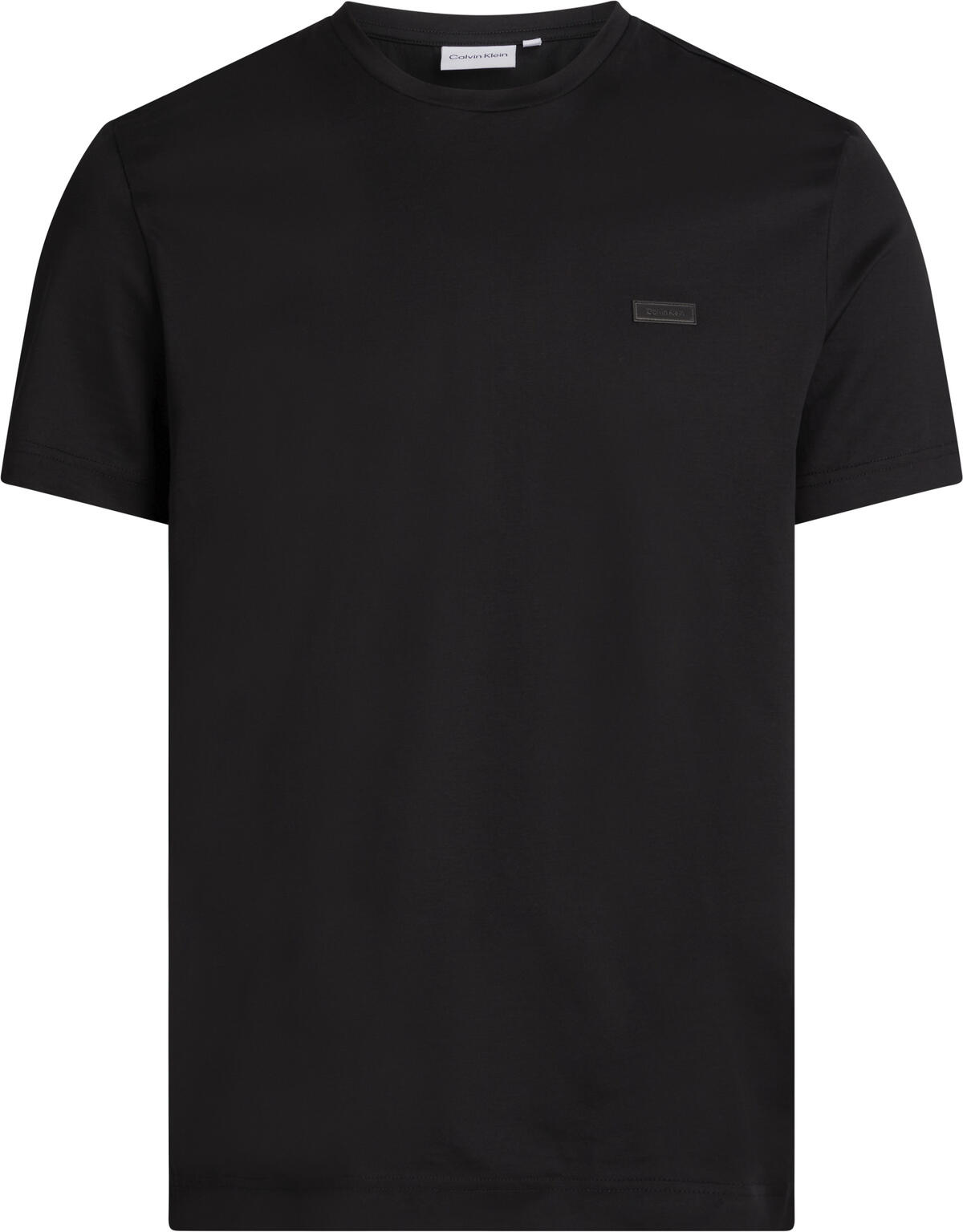 Calvin Klein MERCERIZED COTTON T- Erkek Siyah T-Shirt