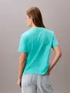 Calvin Klein HERO SS CLASSIC MONOLOGO CNECK T Mavi Kadın Tişört