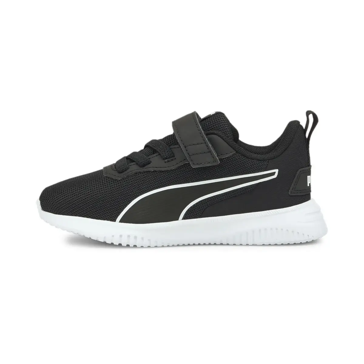 Puma Flyer Flex Ac Ps Puma White-Puma Black Siyah Çocuk Günlük Spor Ayakkabı