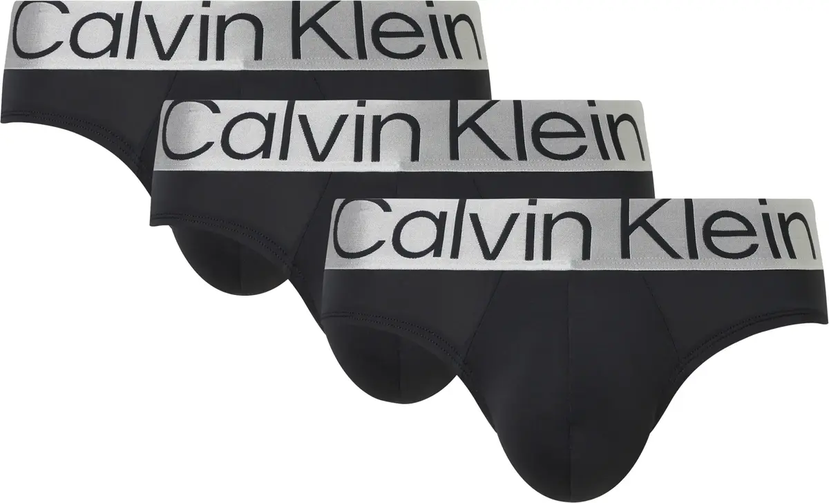 Calvin Klein HIP BRIEF 3PK Erkek Siyah Slip Set