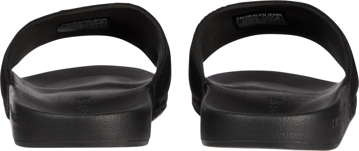 Calvin Klein SLIDE MONOGRAM CO Erkek Siyah Terlik