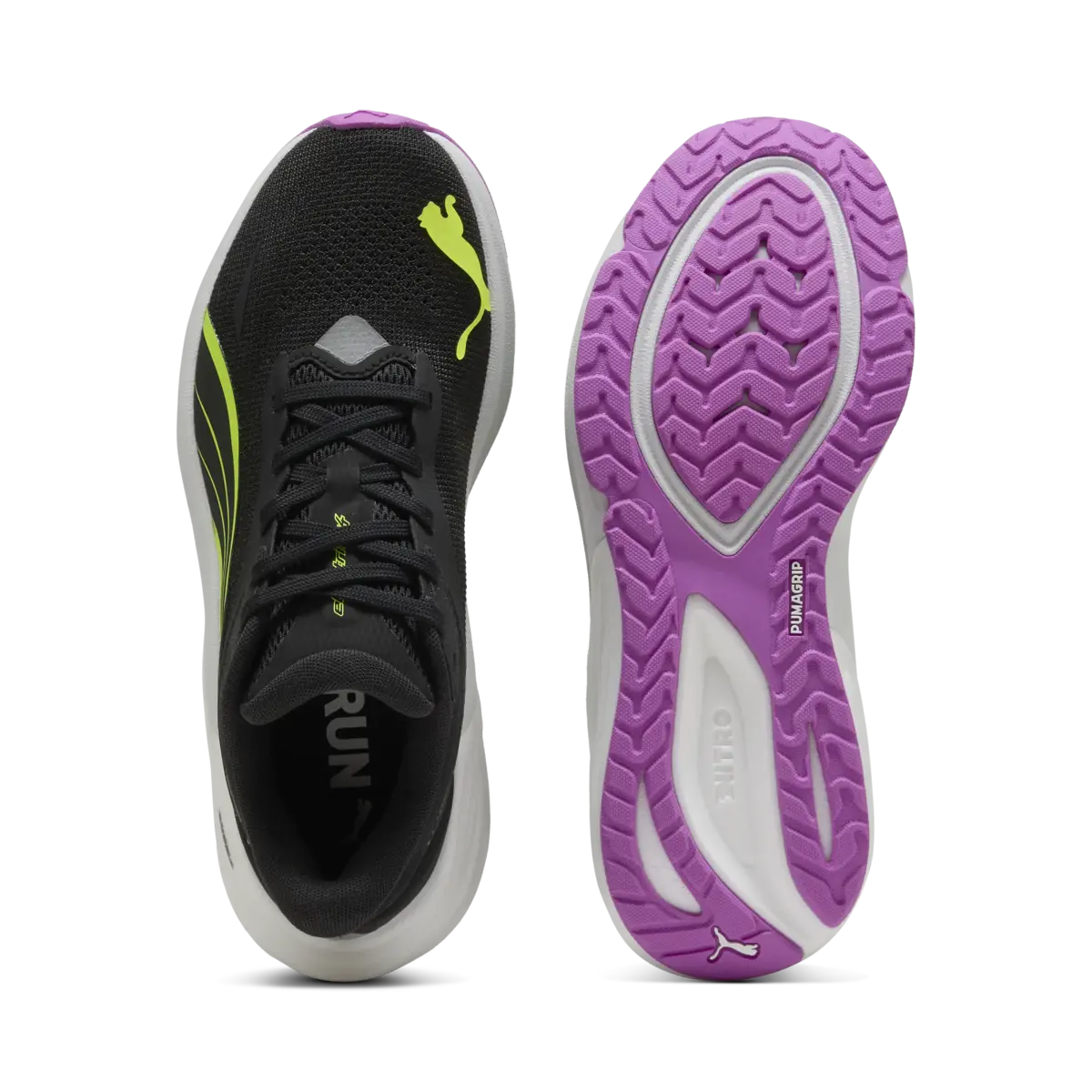 Puma Electrify NITRO  4 Wns Siyah Unisex Koşu Ayakkabısı