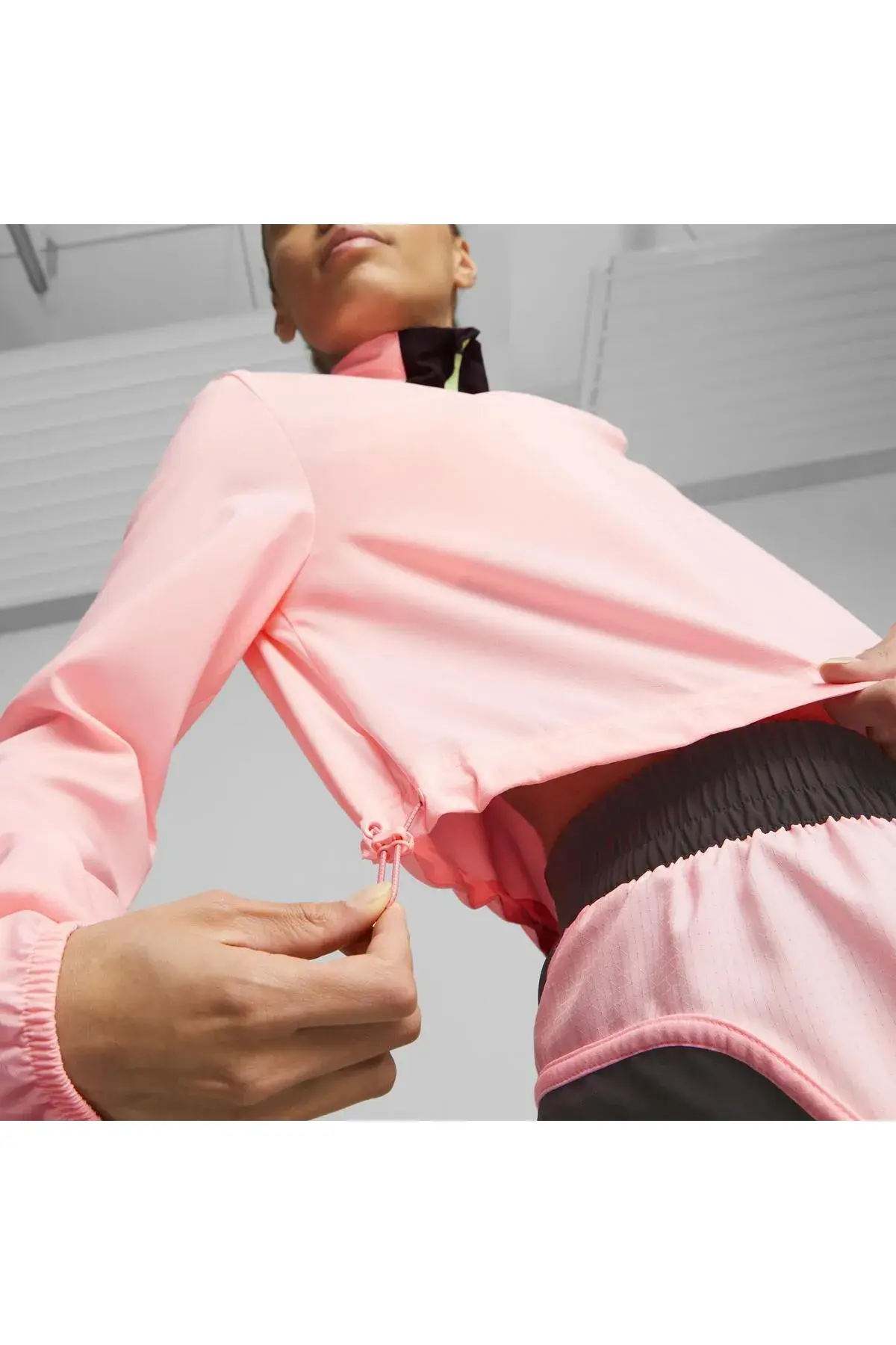 Puma RUN LIGHTWEIGHT 1/2 ZIP JACKET W Pembe Kadın Ceket