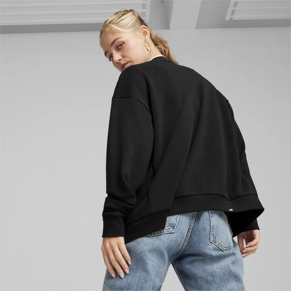 Puma SQUAD Track Jacket TR Siyah Kadın Sweatshirt