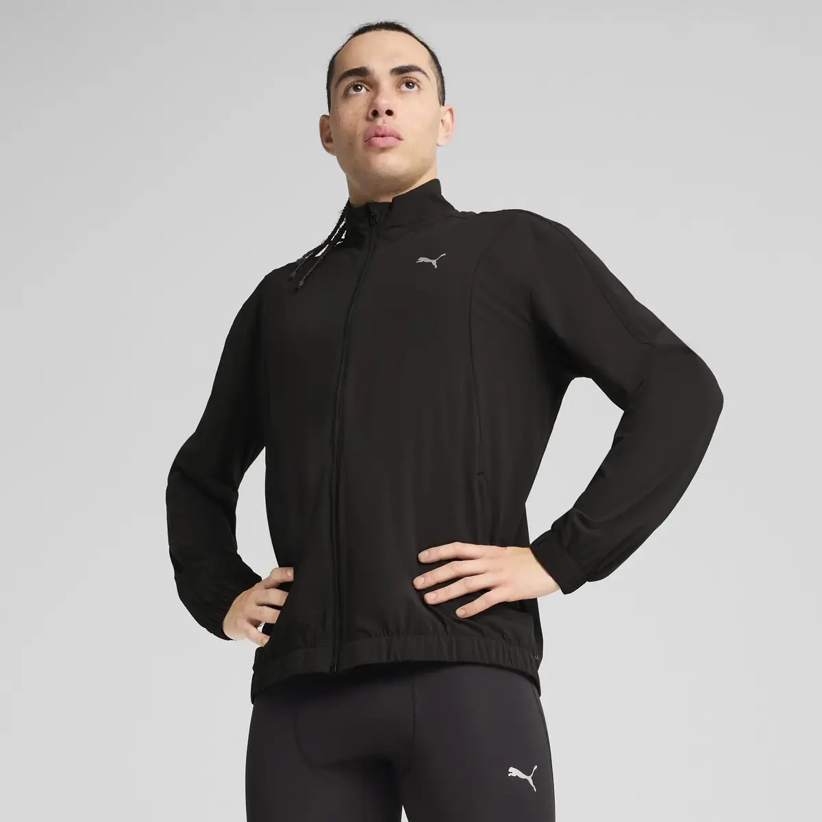 Puma RUN VELOCITY WOVEN JACKET Siyah Erkek Ceket