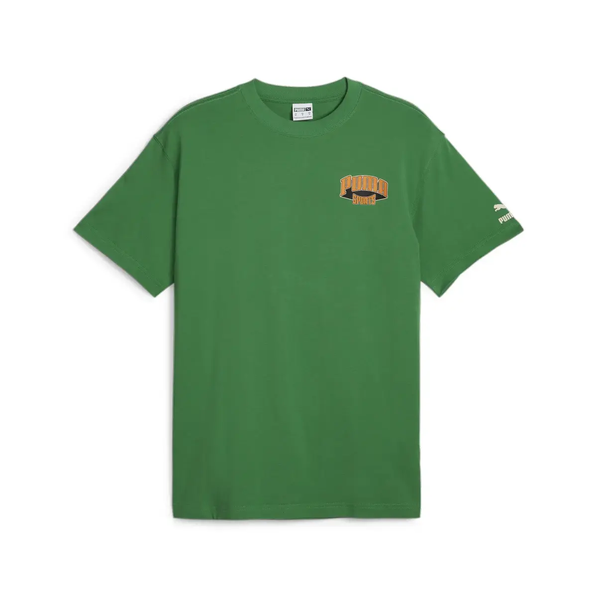 Puma TEAM Graphic Tee Yeşil Erkek Tişört