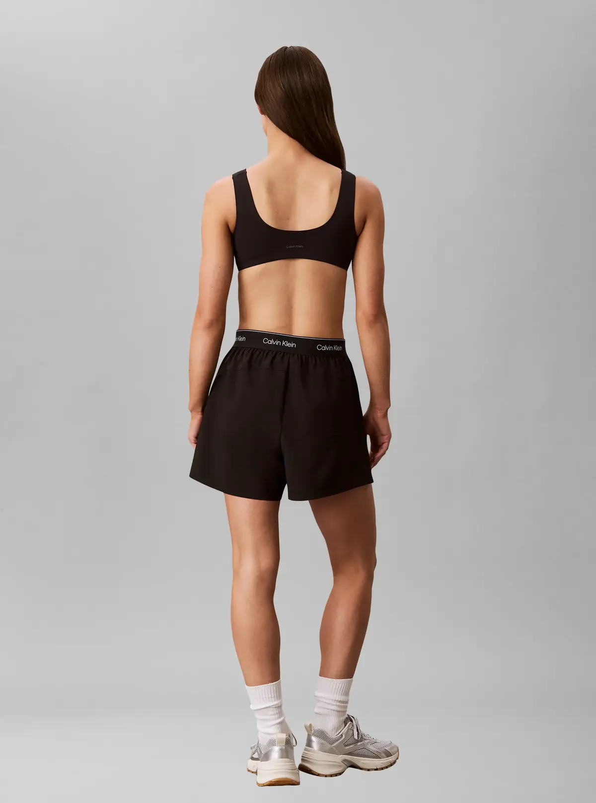 Calvin Klein MODERN SPORT WOVEN S, UB1 Siyah Kadın Şort