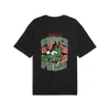 PUMA GRAPHICS Super Puma Tee Siyah Erkek T-Shirt