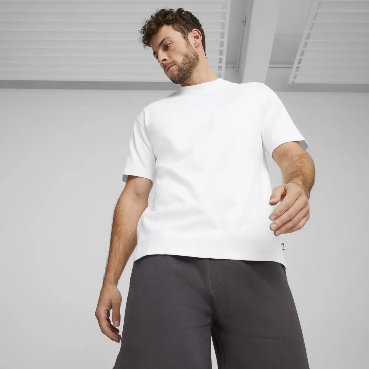 PUMA MMQ Tee Beyaz Erkek T-Shirt