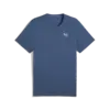 Puma M TAD Ess Poly Texture Tee Mavi Erkek T-Shirt