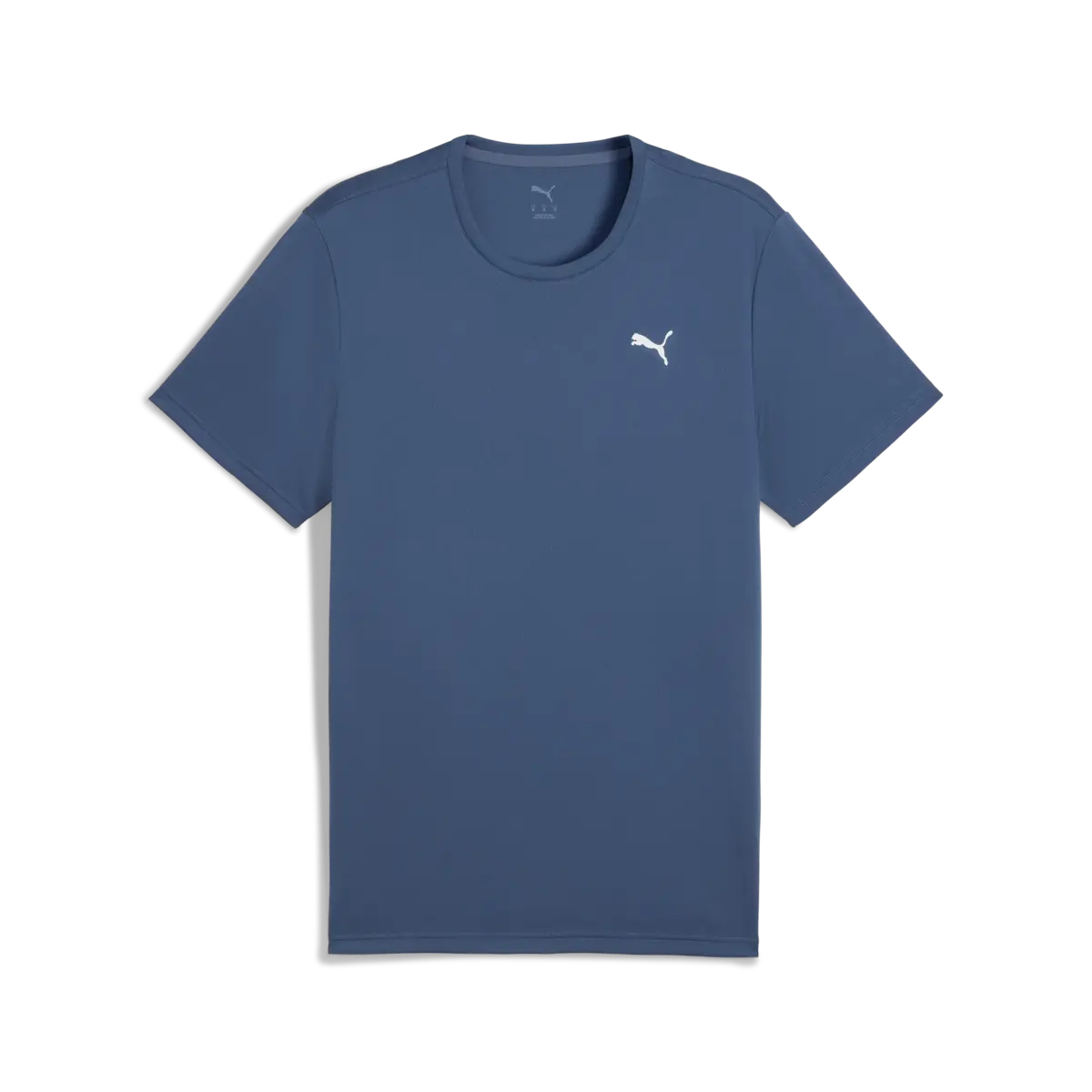 Puma M TAD Ess Poly Texture Tee Mavi Erkek T-Shirt