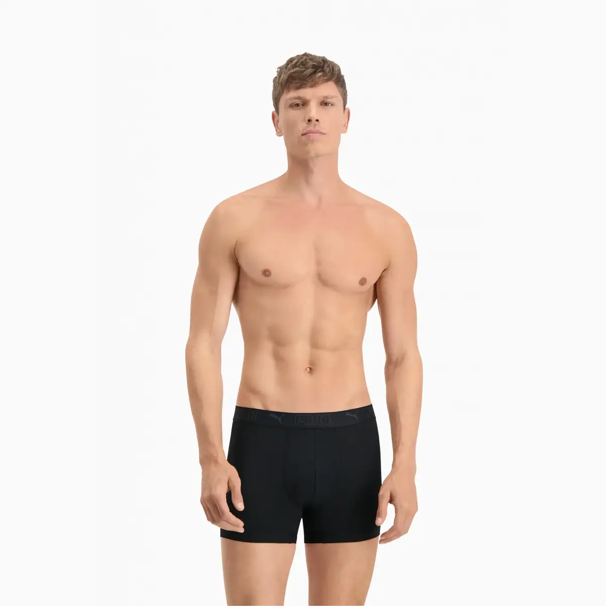 Puma PUMA SPORT MICROFIBER BOXER 2P black Siyah Erkek 2'li Boxer