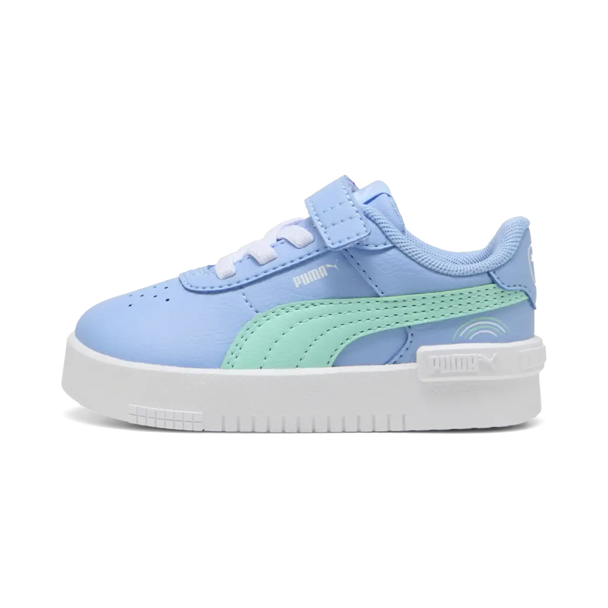 Puma Jola Colorful Rainbow AC+Inf Mavi Bebek Spor Ayakkabı